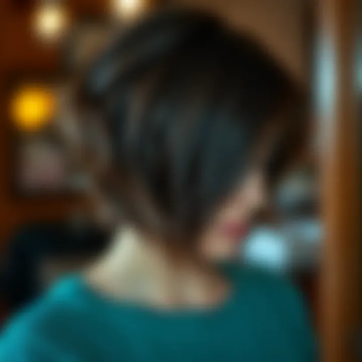 Stylish layered haircut suitable for various face shapes