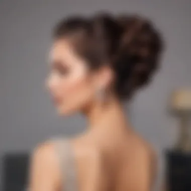 Chic updo hairstyle perfect for formal occasions