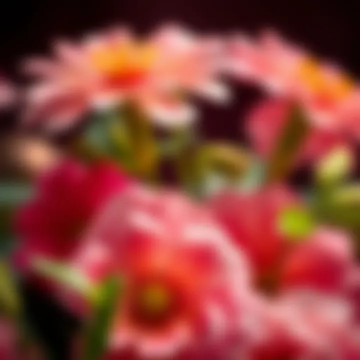 Essence of Nature Close-up of fragrant flowers used in perfumery