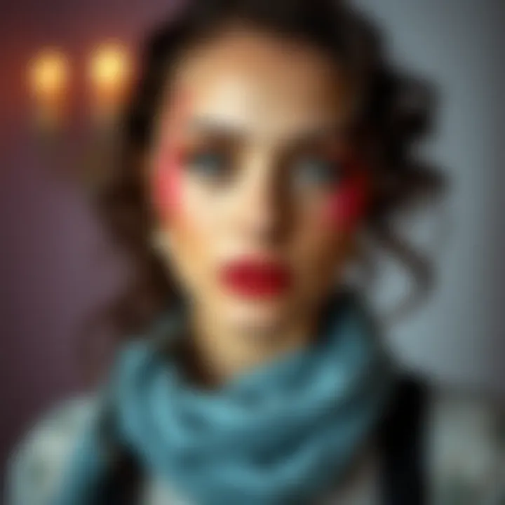 Mastering Artful Makeup Techniques Artful makeup application showcasing techniques