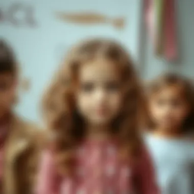 Variety of Children's Hair Types Different hair types for children