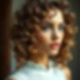 Curly hair styling techniques