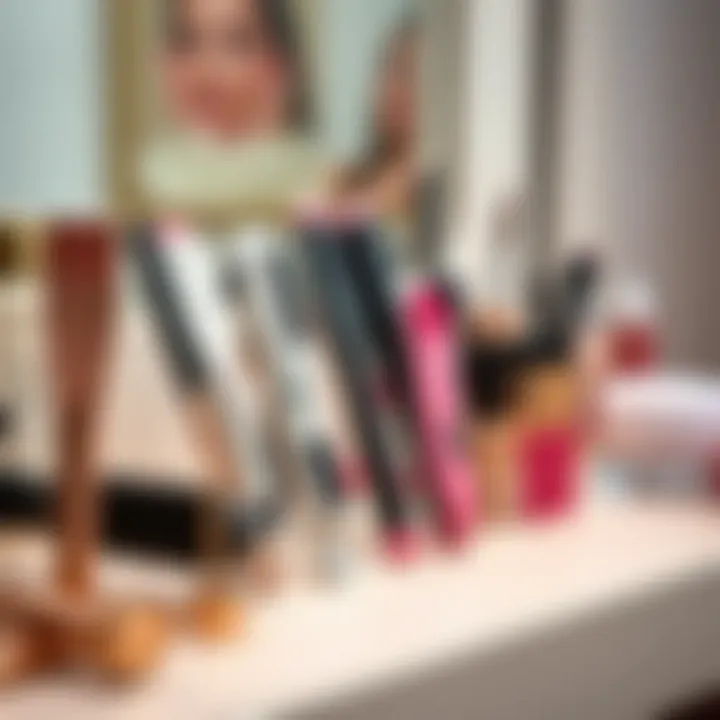 An elegant display of various straightening tools and devices