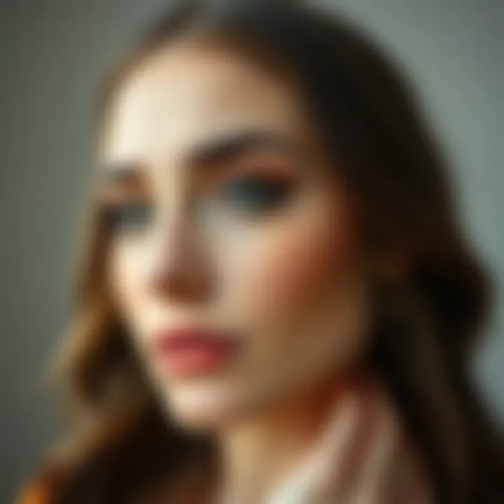 Classic Winged Eyeliner Style Classic winged eyeliner style enhancing eye shape