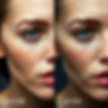 Effectiveness of Treatment for Acne Scars Before and after skin treatment comparison