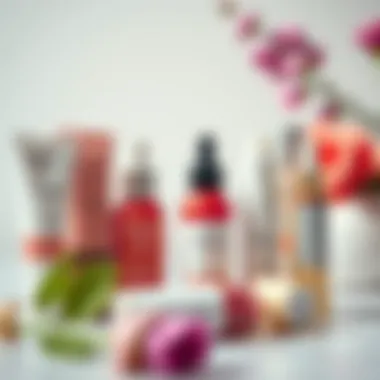 Choosing Natural Lip Care Products An array of natural lip care products lined up aesthetically