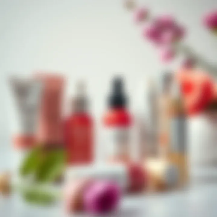 Choosing Natural Lip Care Products An array of natural lip care products lined up aesthetically