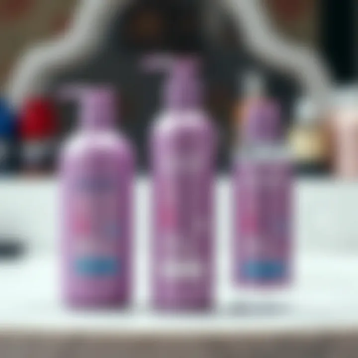 Comparison of Elidor Purple Shampoo with alternative products