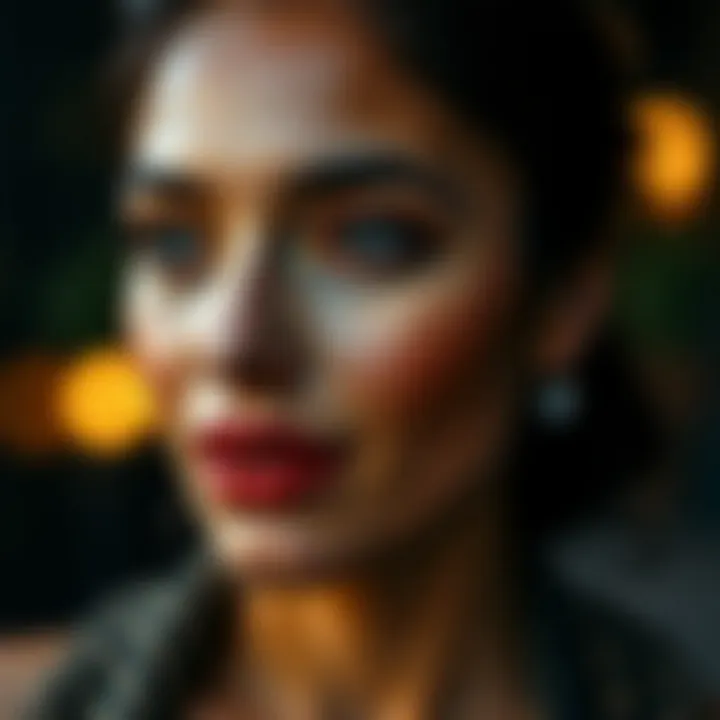 Rich Auburn Shade Complementing Dark Skin Tones Rich auburn shade complementing dark skin tones