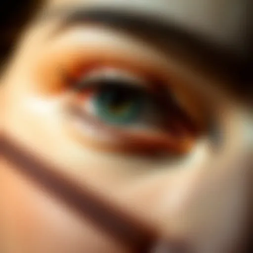 Overactive Oil Glands on Eyelids Illustration of overactive oil glands on eyelids