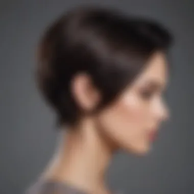 Sophisticated tight hairstyle with volume and movement