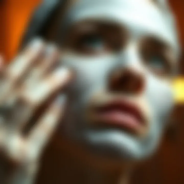 Gua Sha in Action Face demonstrating Gua Sha technique application