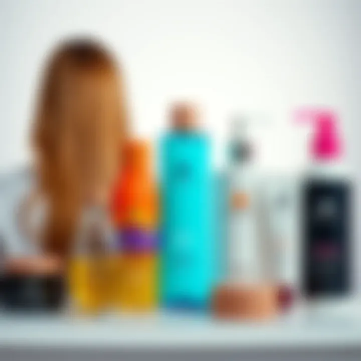 Essential Hair Care Products for Long Locks Hair care products array for straight long hair