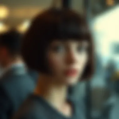 Chic bob cut with sharp lines