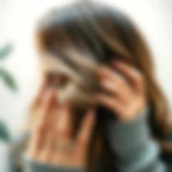 Illustration of healthy hair, skin, and nails