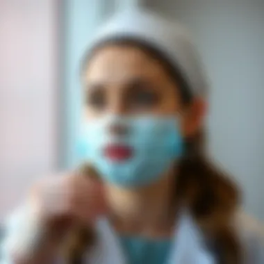 A dermatologist discussing skin health