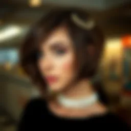 Stylish haircut for fine hair