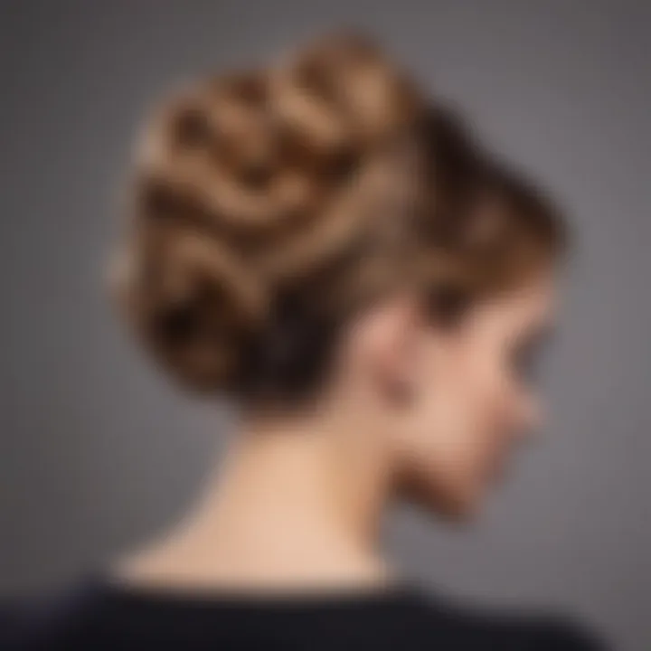 Trendy updo hairstyle for special occasions