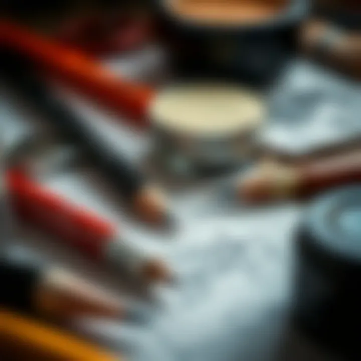 Tools and materials for pencil art