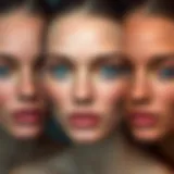 Color swatches representing various skin tones