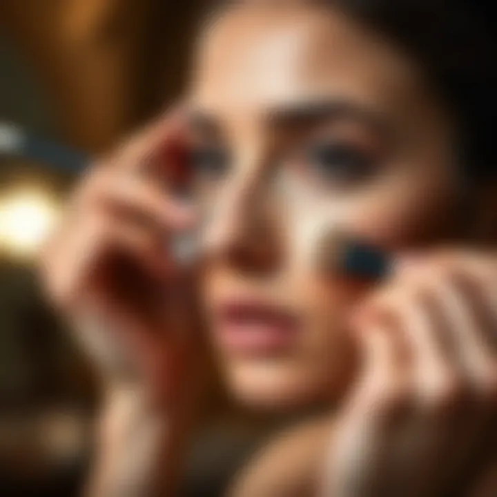 Techniques for Effective Brush Application Application technique showcasing brush usage