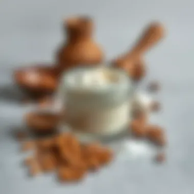 Natural ingredients for DIY face mask