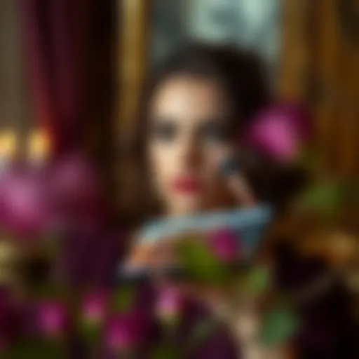 Makeup Palette for Plum Dress Elegant makeup palette complementing a plum dress