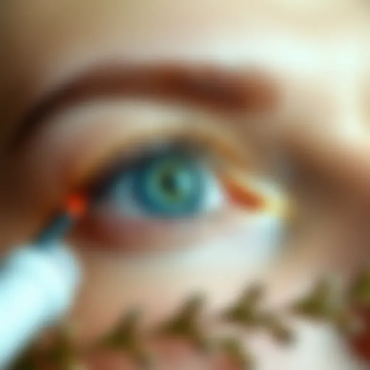 Essential Oils for Eyebrow Nourishment Natural eyebrow care routine with essential oils