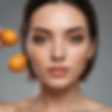 Natural skincare benefits depicted with apricot kernel oil