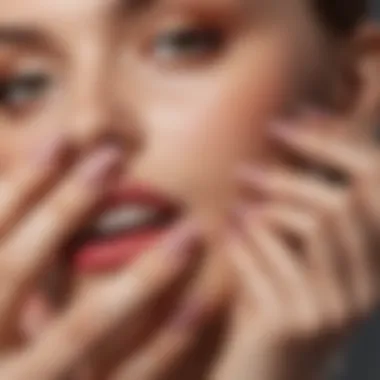 Naturally Beautiful Nails Close-up of naturally beautiful nails with a soft sheen