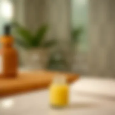 Illustration depicting steps for preventing air exposure in serums.