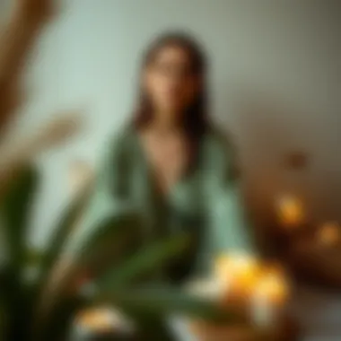 Relaxing environment for holistic health practices