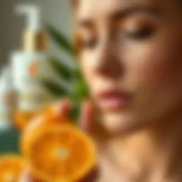 Soothing properties of vitamin C for sensitive skin