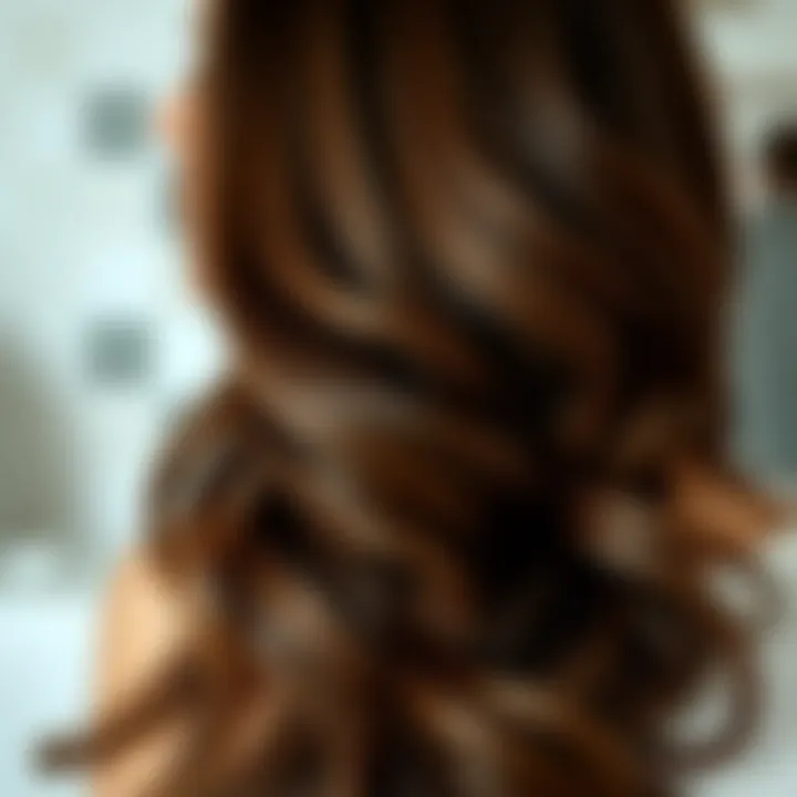 Effective Hair Care Routine for Volume A hair care routine demonstrating maintenance tips