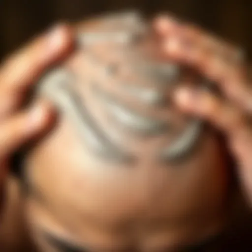 Scalp dryness and flaking condition representation