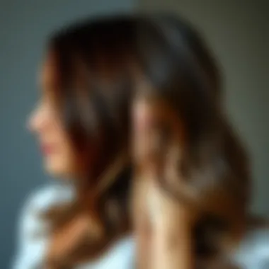 Stunning Color Transition Before and after hair color change