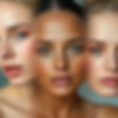 Comparative Analysis of Skin Tones A visual guide illustrating the differences between skin tones and their characteristics