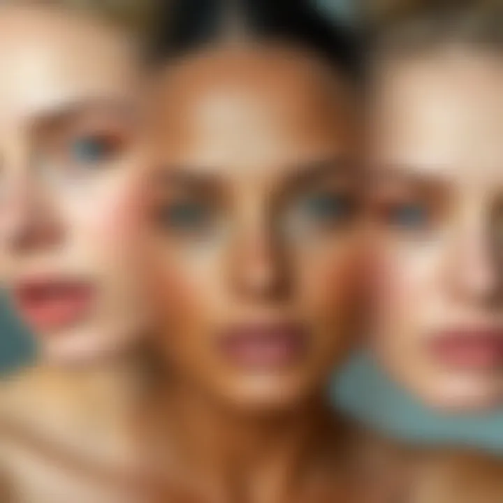 Comparative Analysis of Skin Tones A visual guide illustrating the differences between skin tones and their characteristics