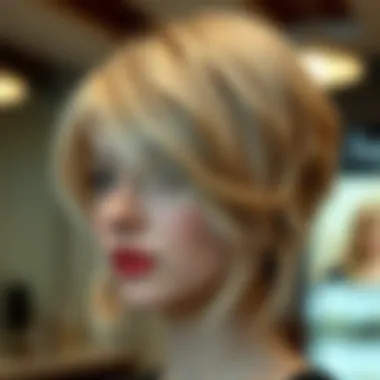 Textured layered cut suitable for various face shapes