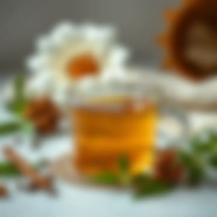 Soothing herbal tea blend for menstrual relief