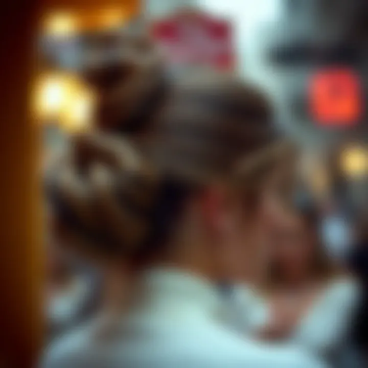 Modern fashion influence on tight bun styles