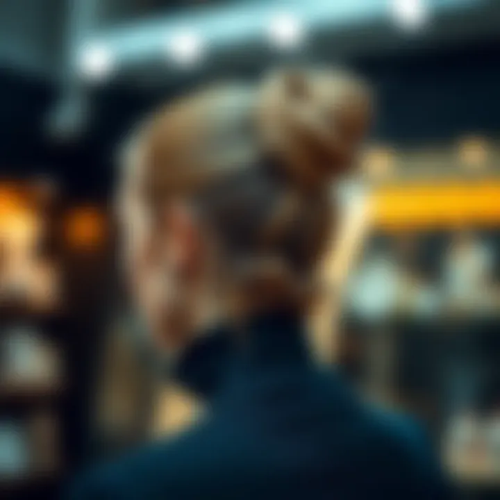 Creative tight bun styling techniques