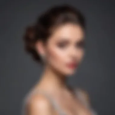 Sophisticated updo hairstyle for formal occasions