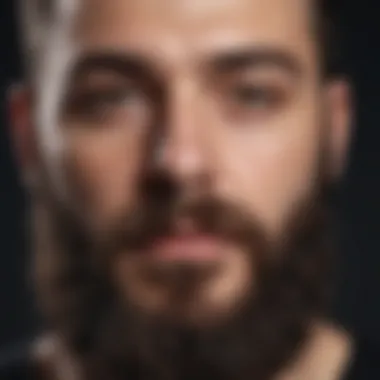 An individual with a long beard styled to complement facial features.