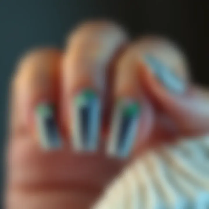 Stylish patterns and colors for nail art