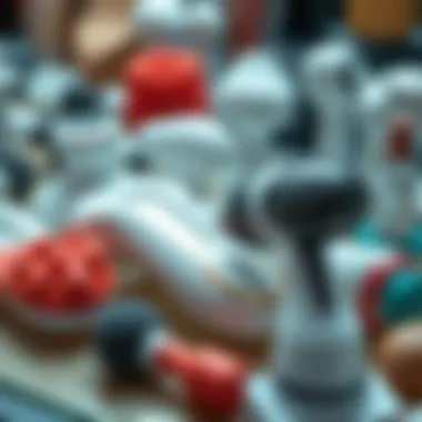 Variety of cellulite massage devices displayed