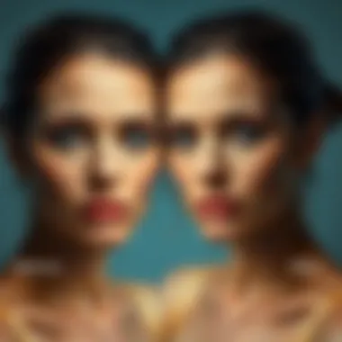 Skin Elasticity Improvement Before and after skin elasticity improvement using topical treatments