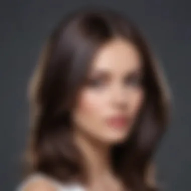 Elegant Long Hairstyle Elegant long hairstyle framing the face